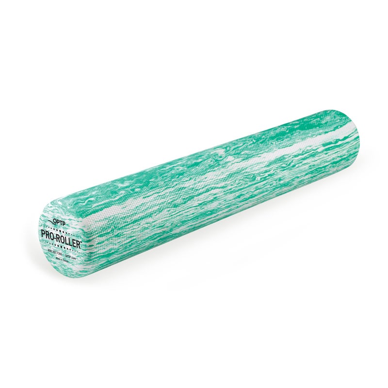 OPTP PRO-ROLLER Standard Density Foam Roller - Durable Roller for Back Massage, Deep Tissue Foam Roller Exercises, Stretching, Fitness, Yoga and Pilates - 36 Inches by 6 Inches, Green - Image 1
